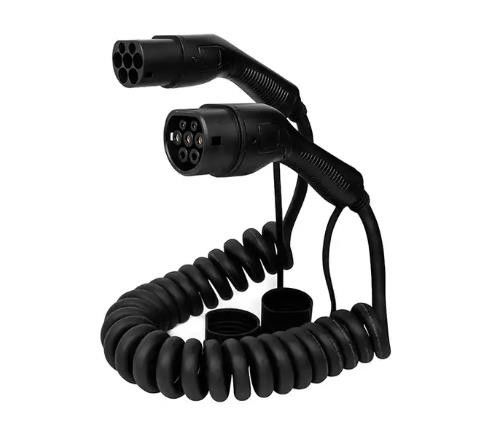 Kabel Ekstensi Pengisi Daya Wallbox EV 3 Fase Kabel Pengisi Daya PVC Tipe 2