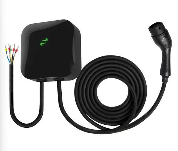 Outdoor Wall Ev Charger Mobil Listrik Evse Wallbox 32A 22 Kw Tipe 2