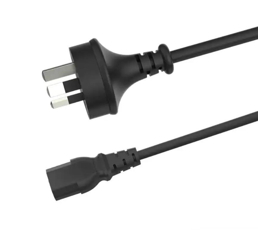 Kabel Daya AC Australia OEM Kabel Ekstensi SAA 0,75mm berisolasi PVC