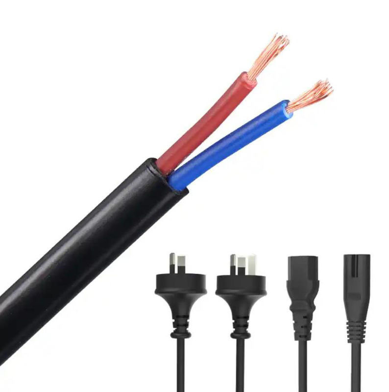 Kabel Daya AC Australia OEM Kabel Ekstensi SAA 0,75mm berisolasi PVC