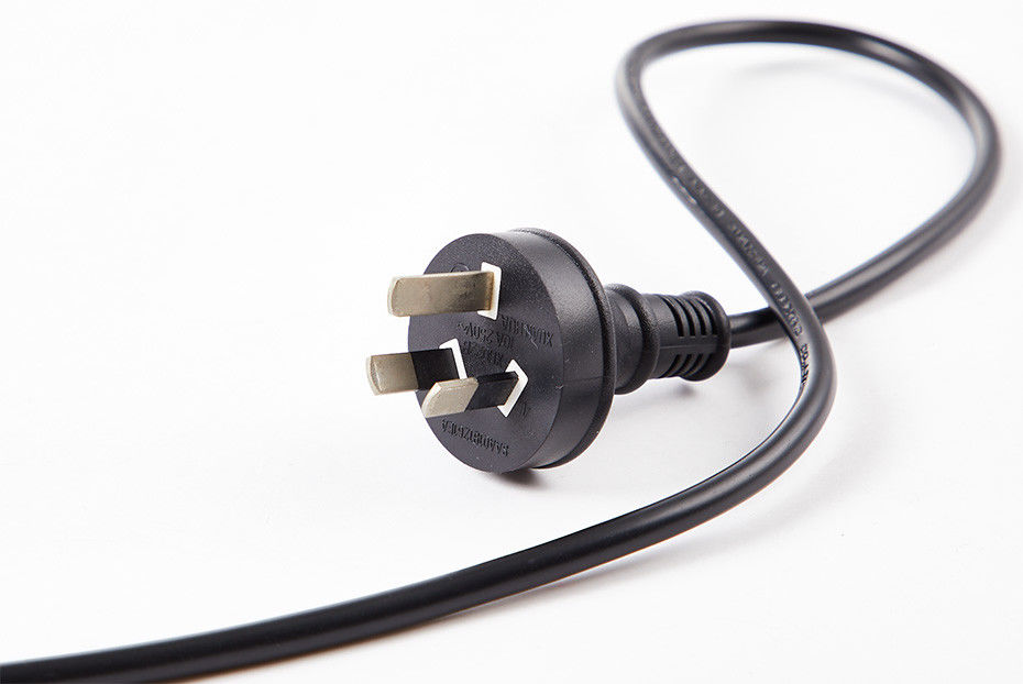 Kabel Daya AC Australia OEM Kabel Ekstensi SAA 0,75mm berisolasi PVC
