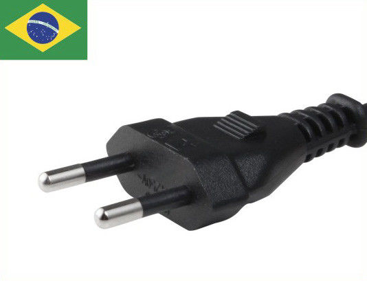 Kabel Listrik Brasil yang Disesuaikan Kabel Kabel Listrik AC 1,5m / 1,8m / 2m