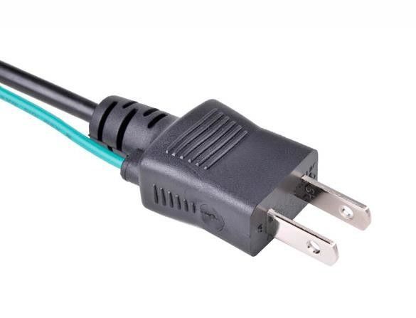 Kabel Listrik Internasional 6 kaki 125V 2 Pin Kabel Listrik Jepang
