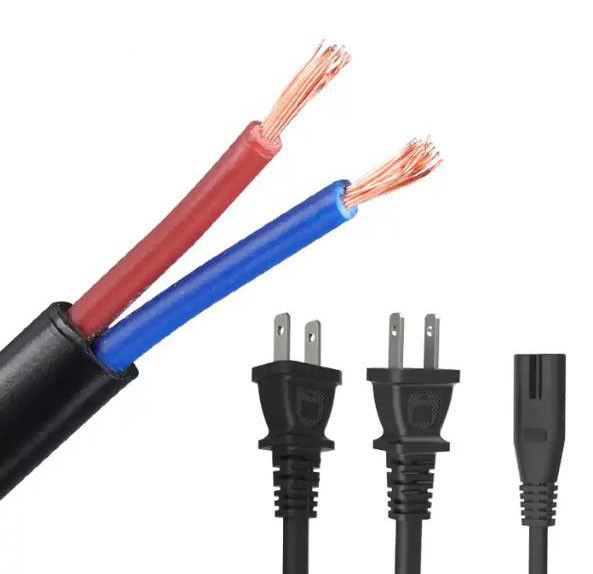 Kabel Listrik Ekstensi PVC NEMA Jepang Tipe C13 18awg