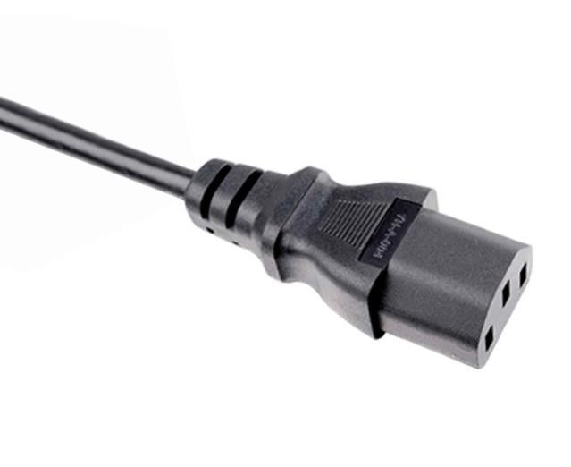 Kabel Daya AC Jepang 300V Kabel Daya Ekstensi Tiga Steker 3 Inti 18 Awg