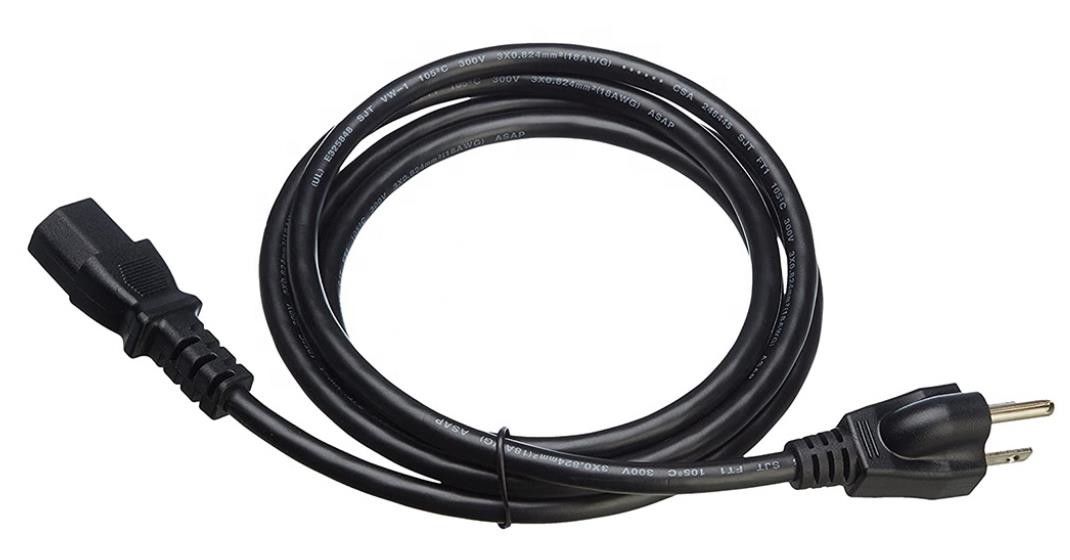 Kabel Daya IEC AS Kabel Daya Ac Komputer 250V 3 Pin Tahan Air