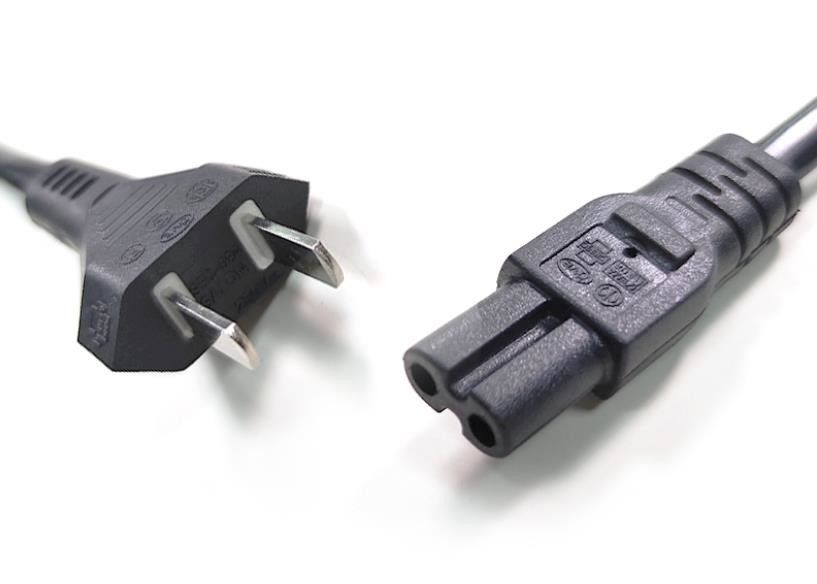 Tipe NEMA 5-15P Kabel Listrik Standar AS Kabel Catu Daya PVC 3 Pin