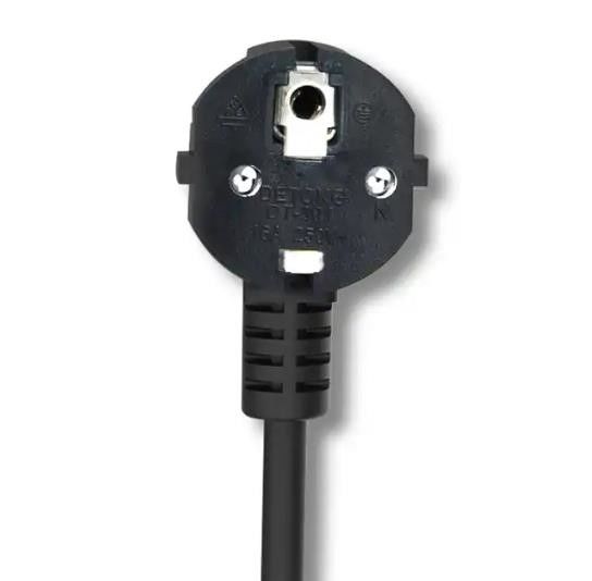 Pasang Kabel Listrik AC Eropa 250V Kabel Listrik IEC C13 Lurus Ringan