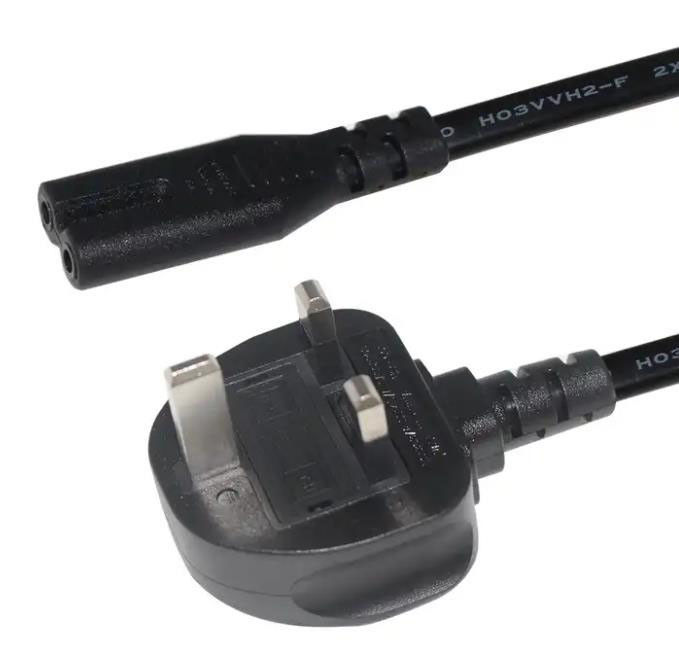 Kabel Daya AC IEC UK 1,5M 3 Steker Cabang Kabel Utama Listrik 5Ft