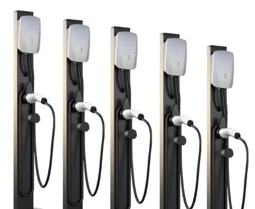 Pabrik Grosir EV Charger Steel Pilar Stand Lantai dipasang Stasiun Pengisian Stand Kolom