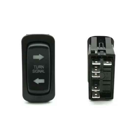 Carling Style Car Rocker Switch 12v 20a 24v 10a Red Cover Red Led Light Dashboard Peringatan darurat bahaya