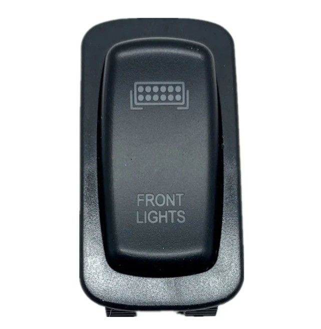 Carling Style Car Rocker Switch 12v 20a 24v 10a Red Cover Red Led Light Dashboard Peringatan darurat bahaya