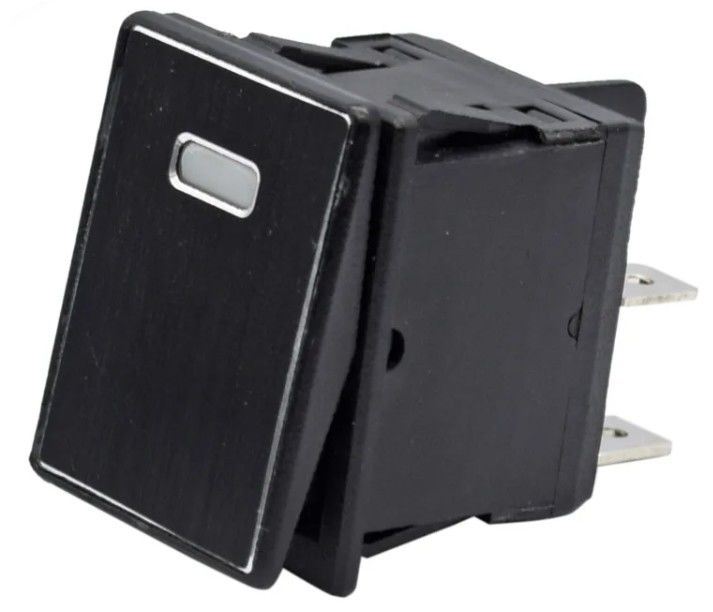 DC 12V 20A Push Button LED Panel Logam Aluminium 4PIN ON OFF Rocker Switch Untuk Mobil Boat RV