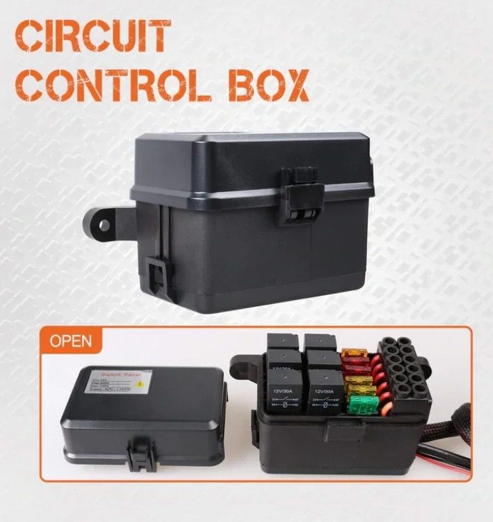 6 Gang 12V Led Switch Panel RGB Kit Otomatis Dimmable Universal Light Bar Controller Dengan APP