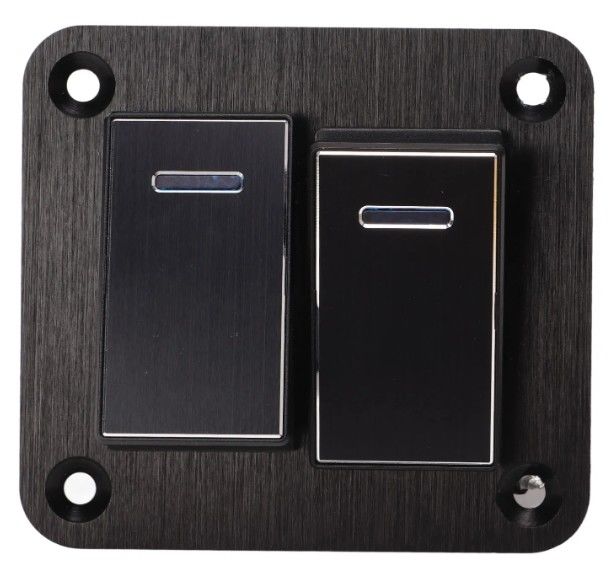 Panel Switch Toggle, Rocker Switch Panel Waterproof Universal UTV Boat Switch Rocker Bundar Kecil
