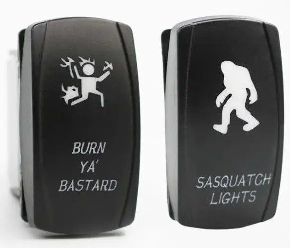 12V 24V Oem Disesuaikan Simbol Laut Led Waterproof 24 Volt Laut 4 Pin 5Pin Onoffon Rocker Switch