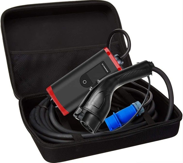 Disesuaikan IP65 16A-40A Disesuaikan SAE J1772 Tipe 1 Portable EV Car Charger Portable Charging Station