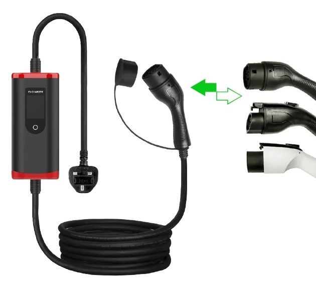16A 32A 40A Pengisi daya kendaraan listrik 3.5kw 7kw 9kw EV Home Charger Portable