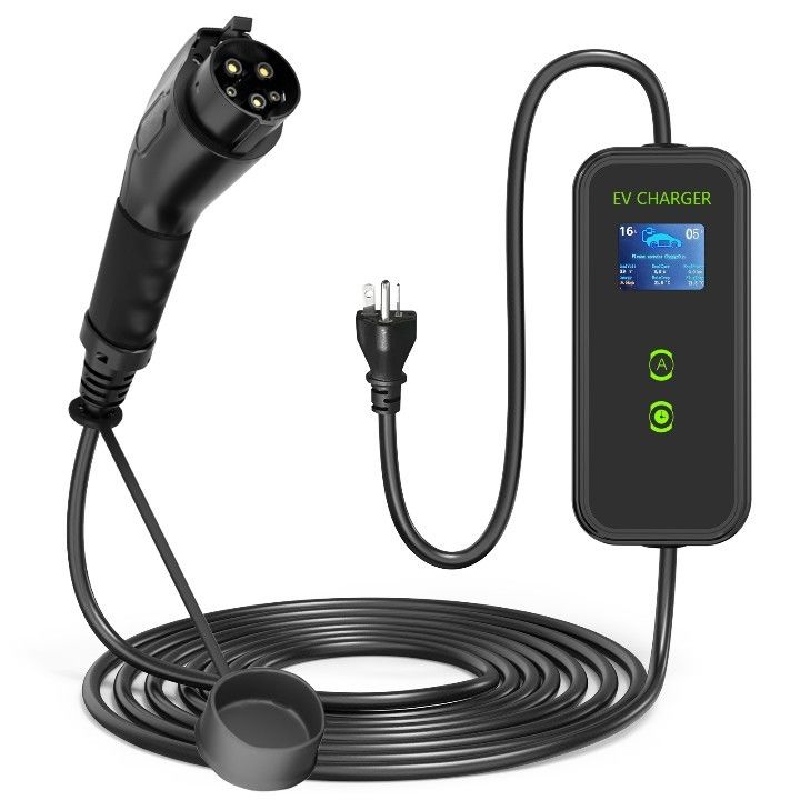 Type1 SAE J1772 16A 32A 40A Portable Ev Charger Dengan Sertifikasi UL&CE&FCC&ROHS