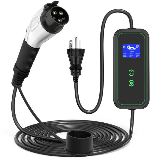 Type1 SAE J1772 16A 32A 40A Portable Ev Charger Dengan Sertifikasi UL&CE&FCC&ROHS