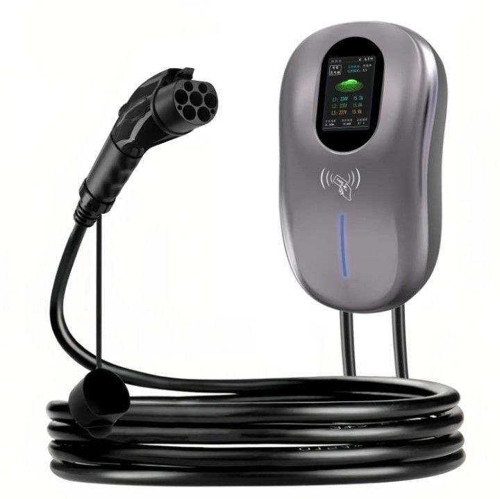 J1772 Wall EV Charger 11kW Wallbox Pengecas Mobil Listrik Tipe 1