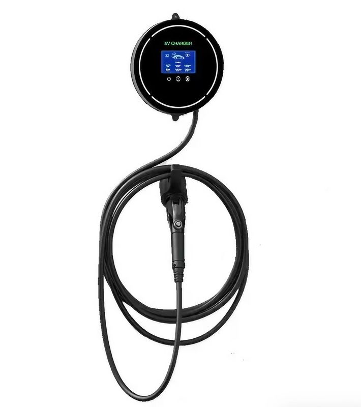 7kw 11kw 22kw AC EV Charger Tipe 2 Wallbox Cepat Kendaraan Listrik Stasiun Pengisian Mobil