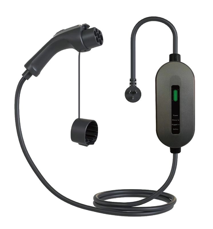 16A 32A Portable EV Charger Type 2 Electric Car Charger Box IP55 Kabel