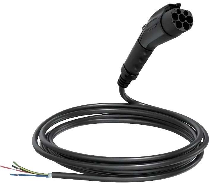 Kabel pengisian AC EV portabel colokan pistol GBT Kabel pengisian mobil EV 7 KW 32A