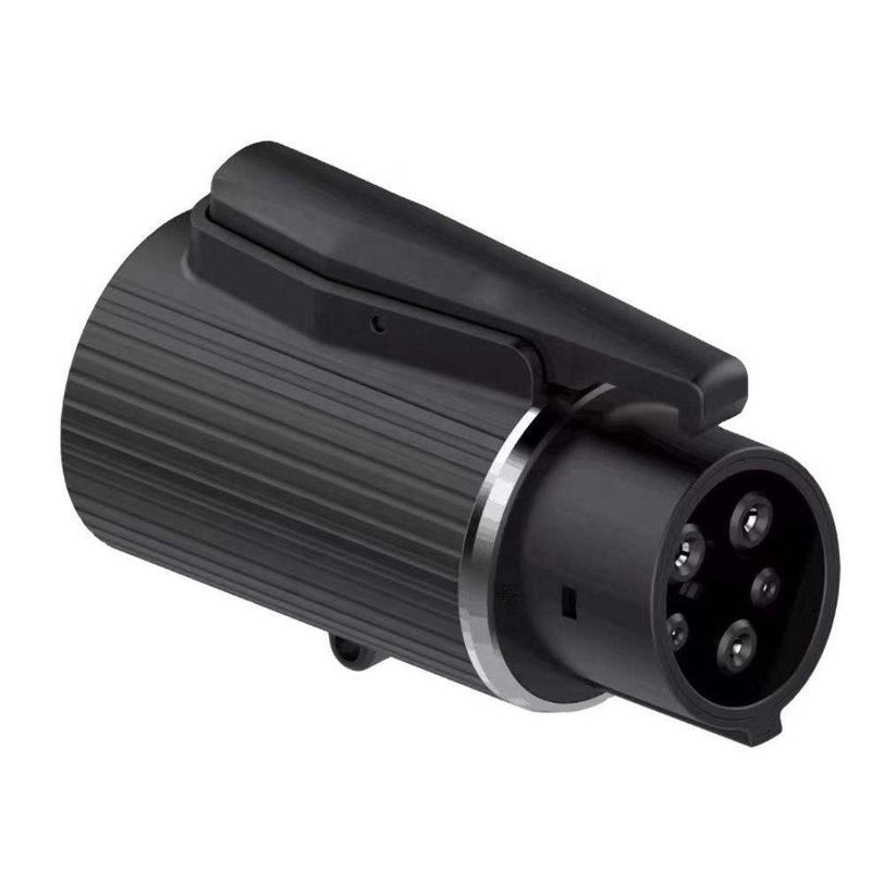 240v Tipe 1 Untuk Adaptor Tesla 60a J1772 Adaptor Pengisi Daya AC EV Portable Untuk Mobil Tesla