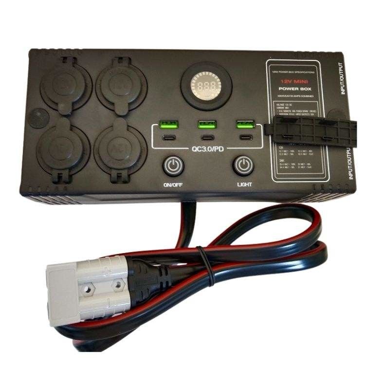 Portable USB QC3.0 PD Switch Control DC DC Charger Mini Power Box Dengan Control Box