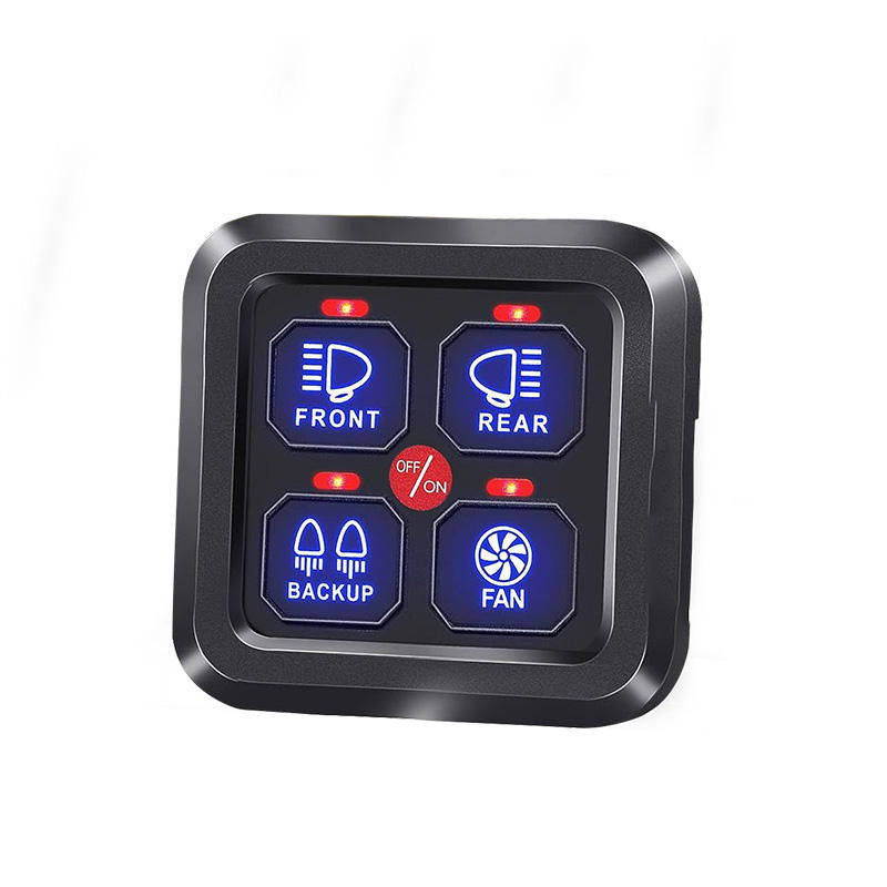 4 Gang Ford Switch Panel Sirkuit Sistem Kontrol Rocker Switch Dengan Relay System / Lampu Hapus