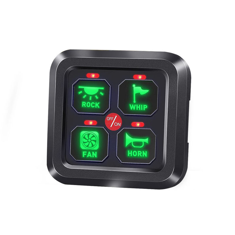 4 Gang Ford Switch Panel Sirkuit Sistem Kontrol Rocker Switch Dengan Relay System / Lampu Hapus