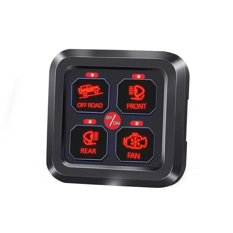 4 Gang Ford Switch Panel Sirkuit Sistem Kontrol Rocker Switch Dengan Relay System / Lampu Hapus