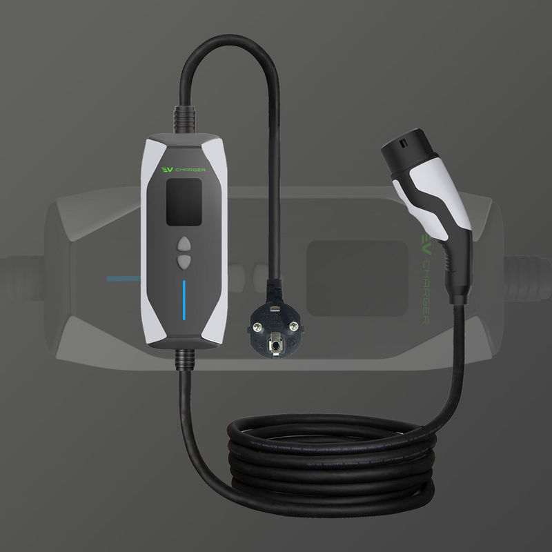 16A 3.5KW 32A 7KW Portable EV 240V TYPE 2 Home Portable Level 2 EV Charger Untuk Mobil EV