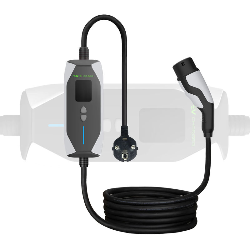 16A 3.5KW 32A 7KW Portable EV 240V TYPE 2 Home Portable Level 2 EV Charger Untuk Mobil EV