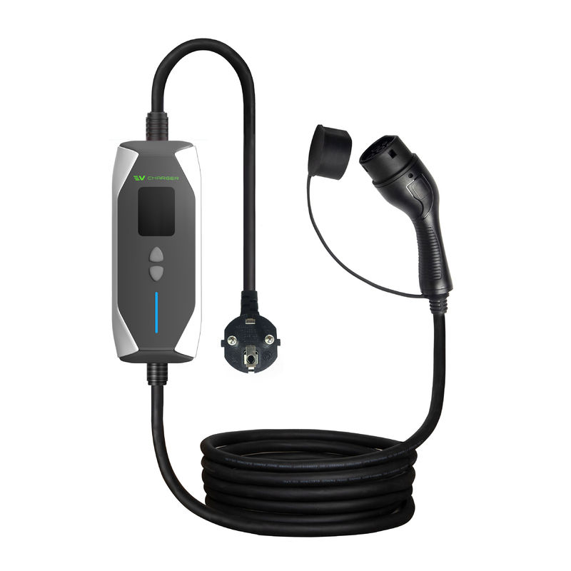 OEM ODM GBT 32A 7KW Mobil Listrik Minum Pengecas Cepat Pengecas Luar 1 Fase Pengecas EV Minum Dengan Kabel 5M