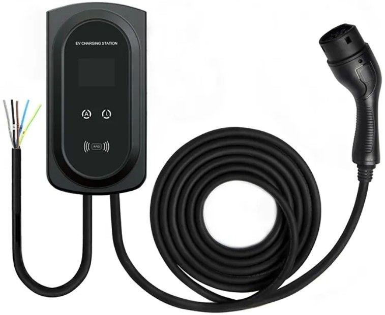 GBT Ac Wall Ev Charger 32a Wallbox Ev Charger Wall Mount Level 2 Ev Charger Untuk Rumah
