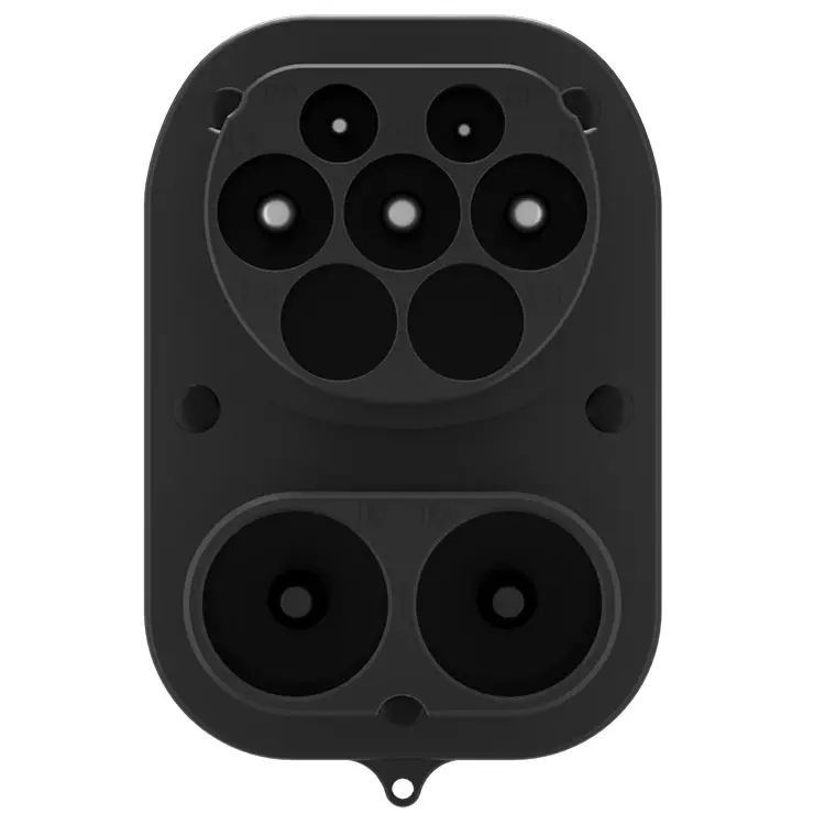 Eropa CCS2 ke Tesla pengisian mobil listrik CCS2 DC adaptor Untuk TESLA AC + DC