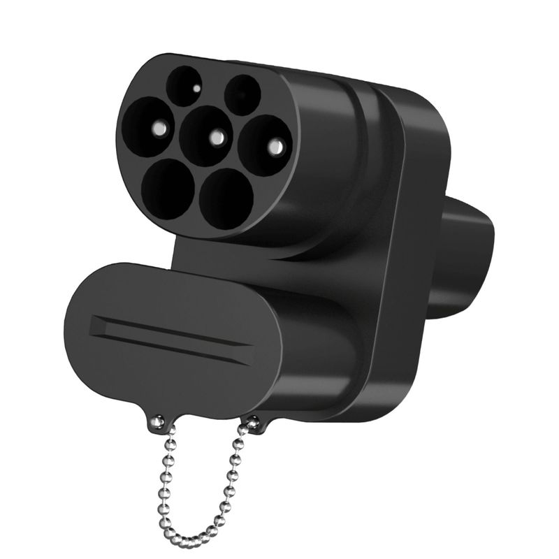 Eropa CCS2 ke Tesla pengisian mobil listrik CCS2 DC adaptor Untuk TESLA AC + DC