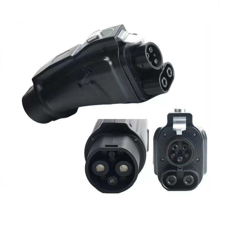 DC Charging EV Adapter CCS1 ke konektor GBT Ev Fast Charging Plug 200a Dc Combo Adapter
