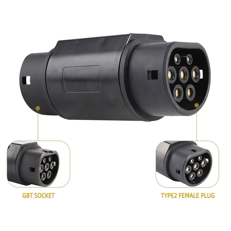 Konektor pengisian energi baru 32A AC Type2 ke adaptor GBT untuk EVSE Charging