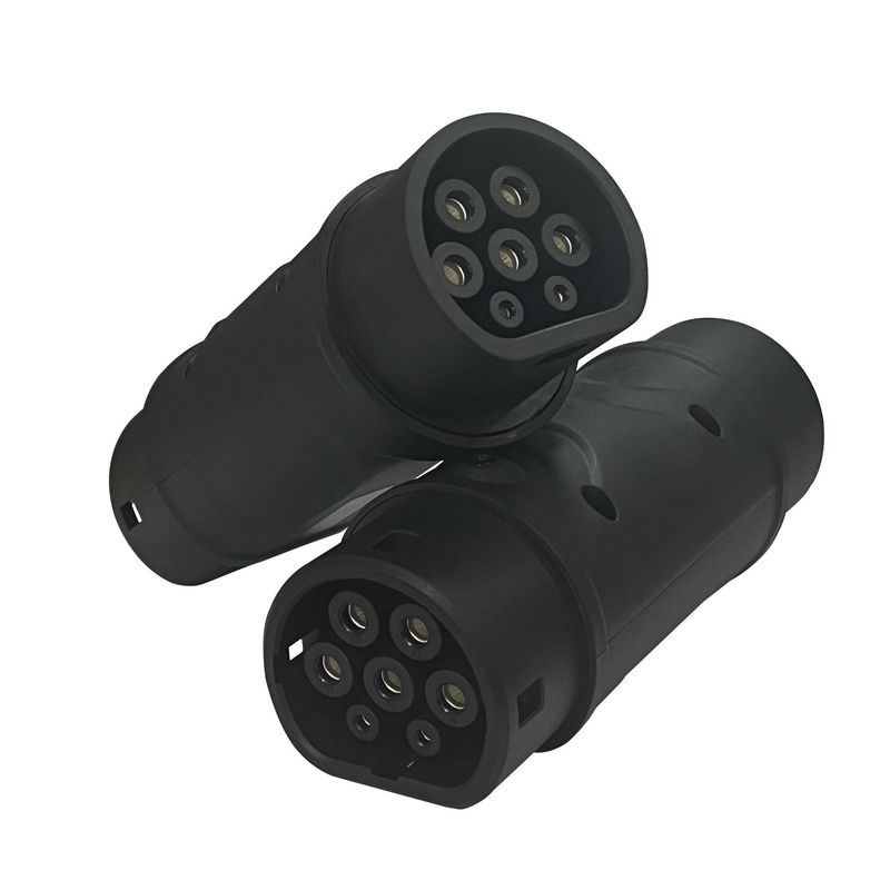 GBT Ke Tipe2 IEC 62196 EV Adapter 200A max Ev Pengisian GBT Ke Konektor Tipe2